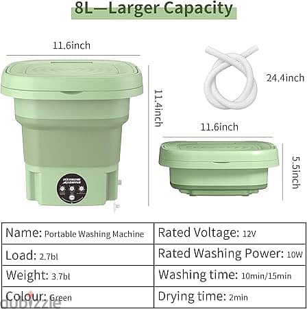 Washing Machine Folding 8L for Travelling 2