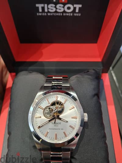 TISSOT GENTLEMEN OPEN HEART POWERMATIC 80