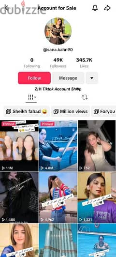 Tiktok Account For Sale 39K Plus Followerrss 0