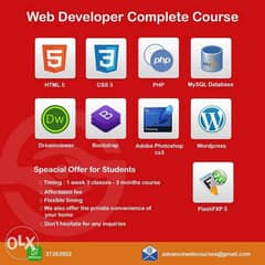 Special offer Complate web developer course 0