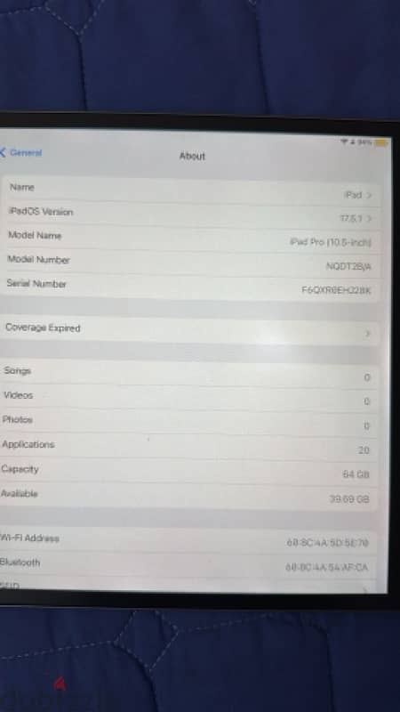 apple ipad pro 10.5 (2017) 2