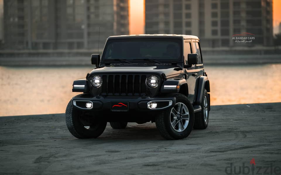 Jeep Wrangler 2018 Sahara Excellent Condition Black 4