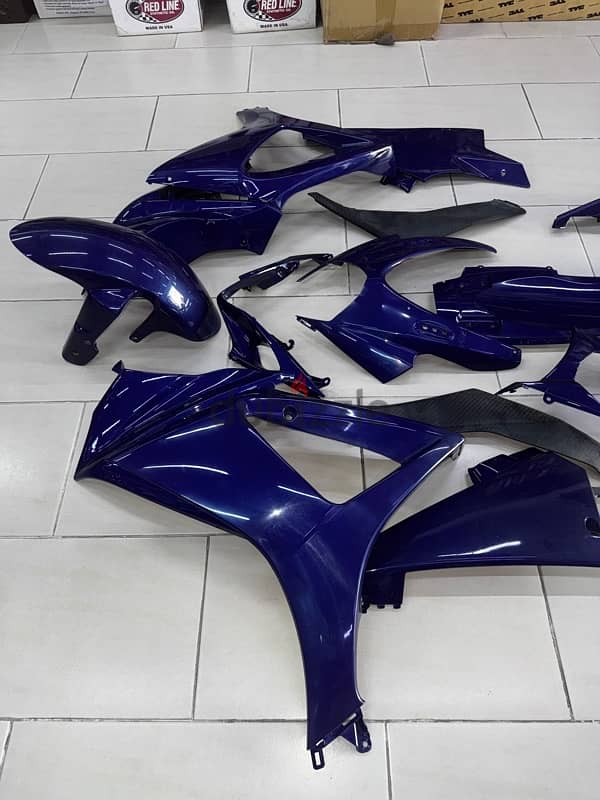 GSXR 1000 K8 2008 Original Full Fairing Kit Blue 3