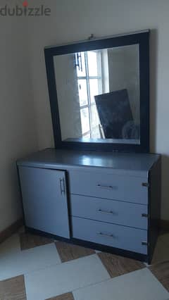 Bed and dressing table for sale 0