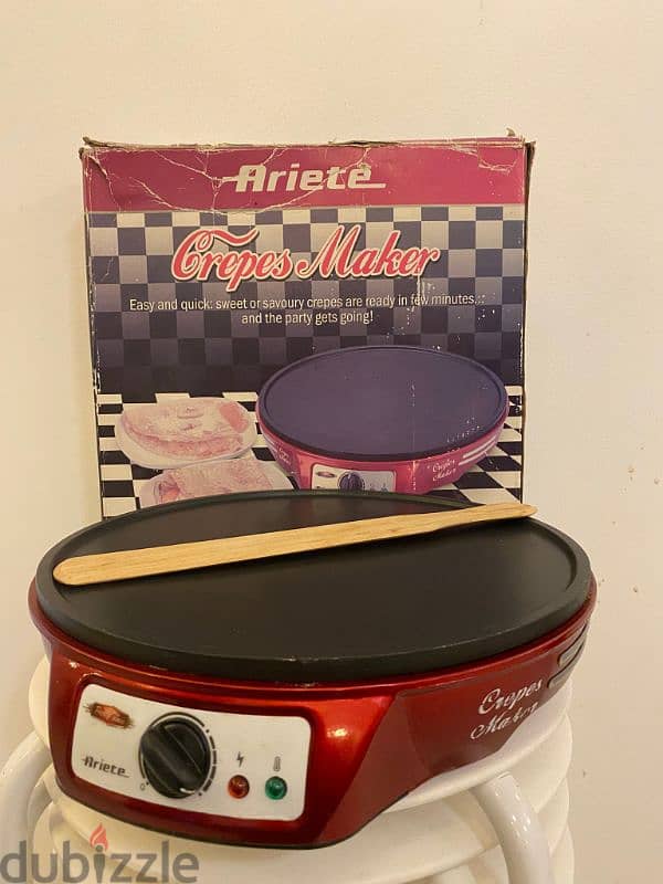 crepe maker and wood stick 1