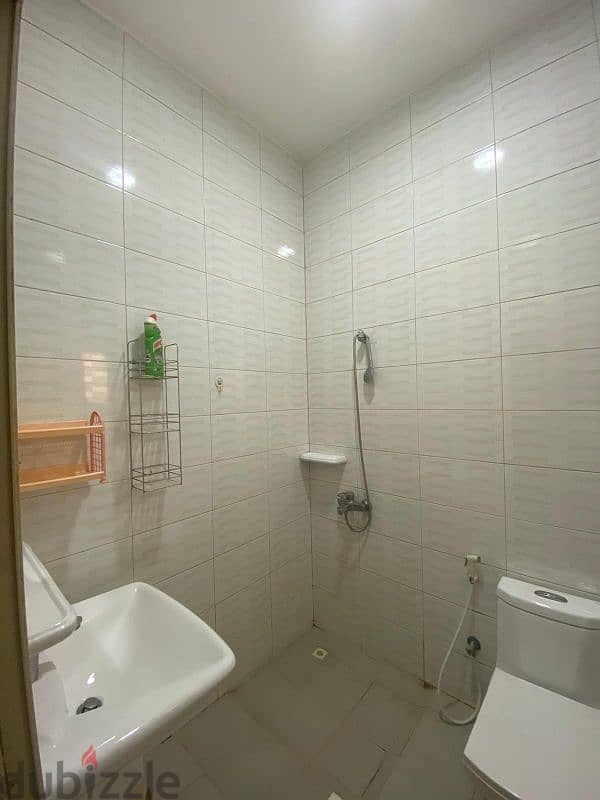 Single bedroom with attached bathroom in a 2BHK flat in Hidd 1