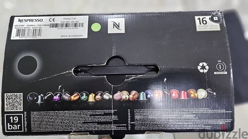 Nespresso Inissia Capsule Coffee machine 2