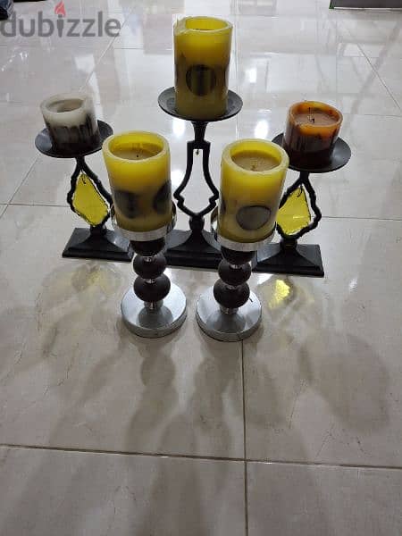 Candle holder with scented candles 2