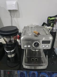 full espresso machine setup 0