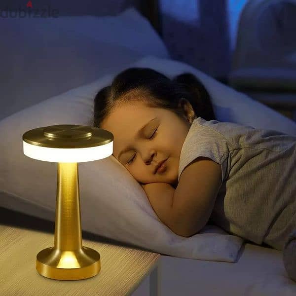 Table Lamp Dimmable 3 Level USB Charging Dumbbell 5