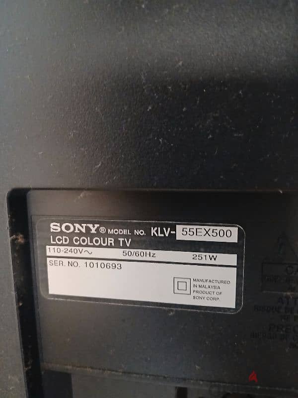 Sony lcd tv 55inch 3