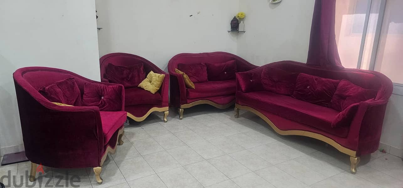 7 Seater sofa set for sale- 80 BD 1