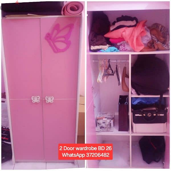 Wardrobe 2 door and other items for sale with Delivery 3