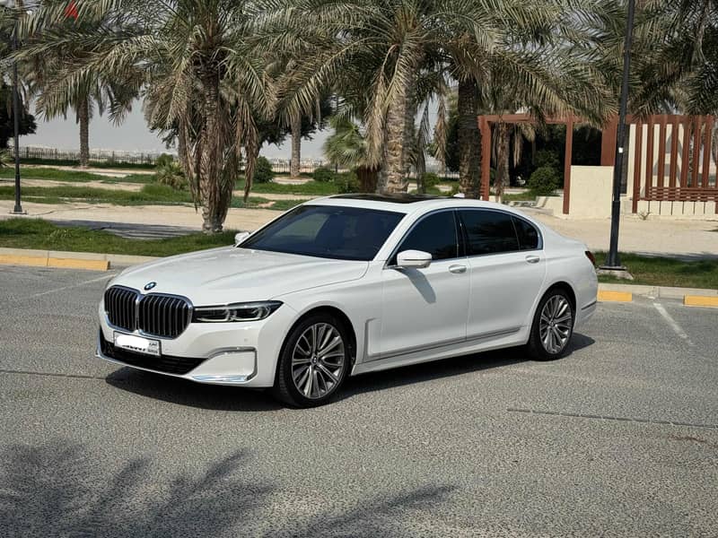 BMW 740 Li 2020 white 1