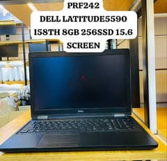 DELL LAPTOP 5590 CORE i5 8th GEN, 15.6 INCH SCREEN 0