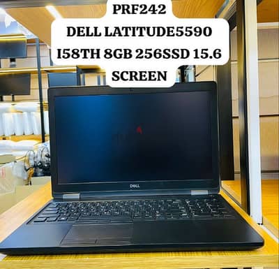 DELL LAPTOP 5590 CORE i5 8th GEN, 15.6 INCH SCREEN