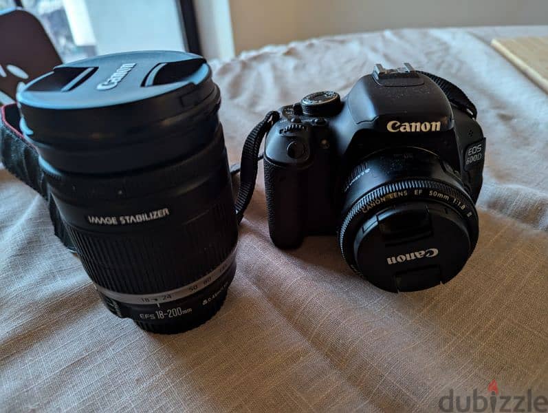 Canon 600d With 2 Lens 0