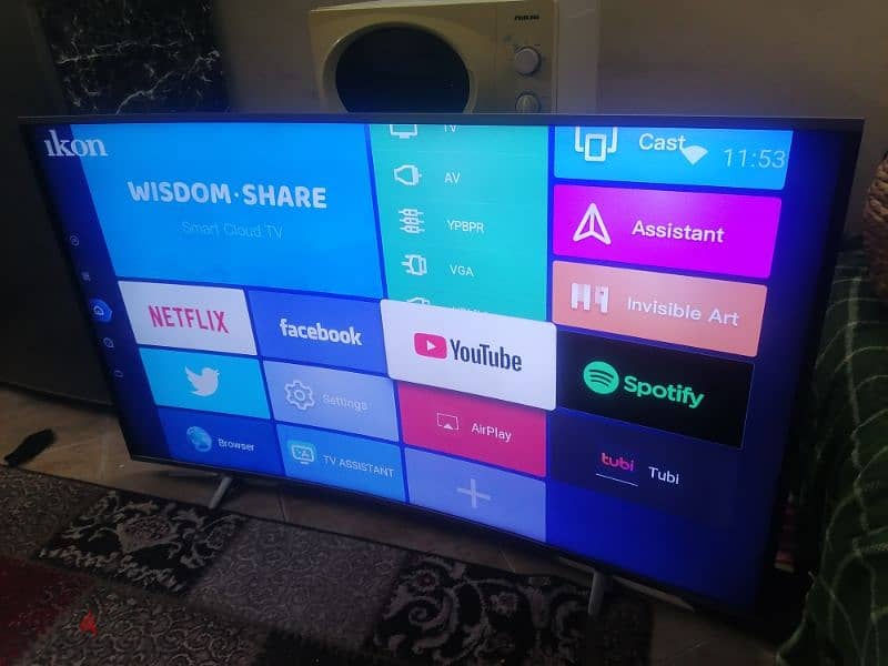 ikon 68 inches cervey smart 4k 8