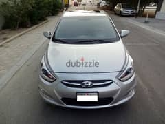 Hyundai Accent 1.6 L 2017 Silver Single User Full Option Well Maintain 0