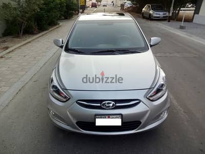 Hyundai Accent 1.6 L 2017 Silver Single User Full Option Well Maintain