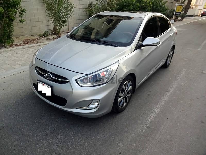 Hyundai Accent 1.6 L 2017 Silver Single User Full Option Well Maintain 3