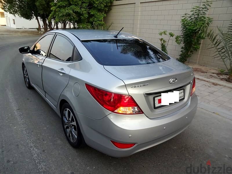 Hyundai Accent 1.6 L 2017 Silver Single User Full Option Well Maintain 4