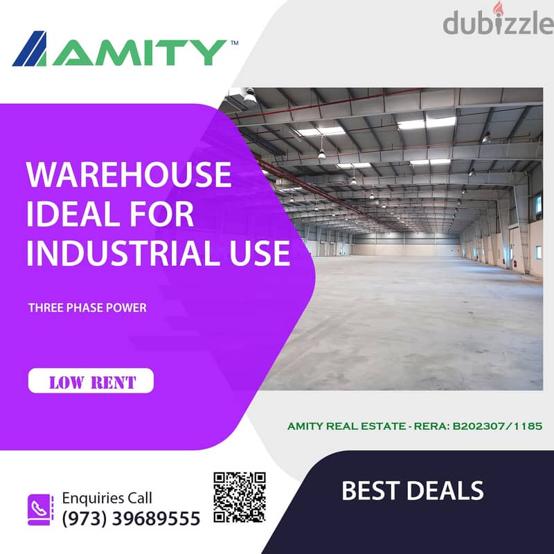 WAREHOUSE / WORKSHOP / LIGHT INDUSTRY SPACE AVAILABLE FOR RENT 0