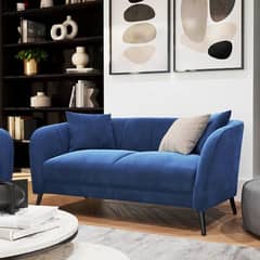 3+2 Seater Sofa Set, Blue Classic Velvet 0