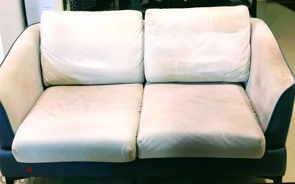 WIDE FAUX LEATHER SOFA SET FOR SALE ( 7 seater) 1