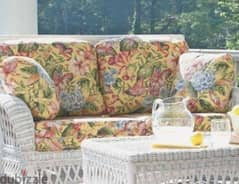 Garden white 4seater set 0