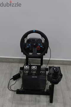 Logitec G29 Steering Wheel, Shifter, Stand 0