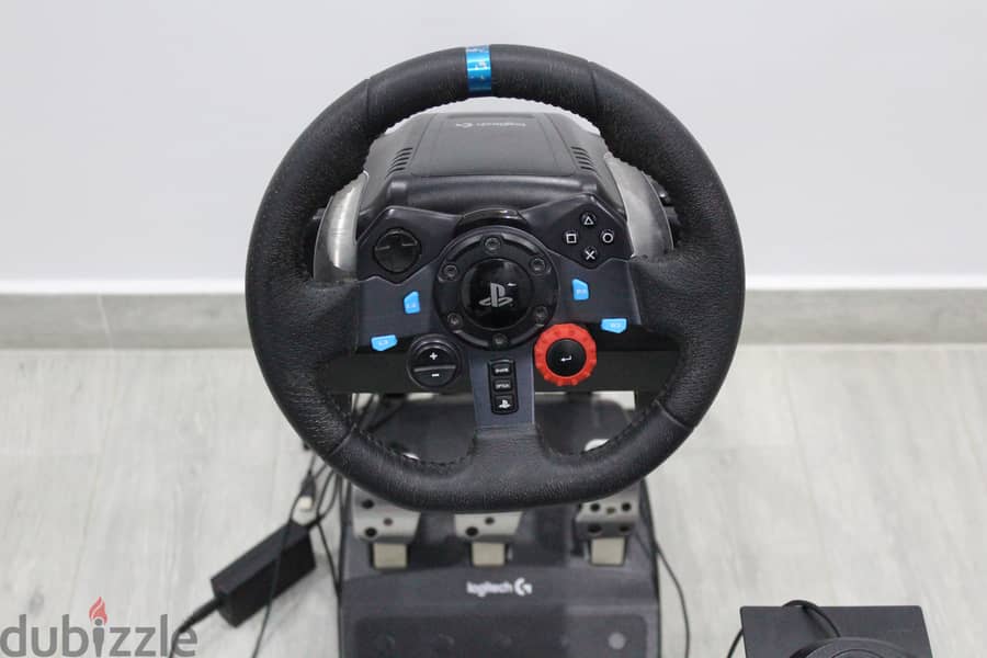 Logitec G29 Steering Wheel, Shifter, Stand 1