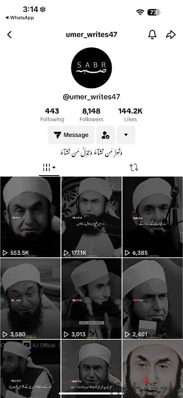 Tiktok Account for sale 40K Followerrs 4