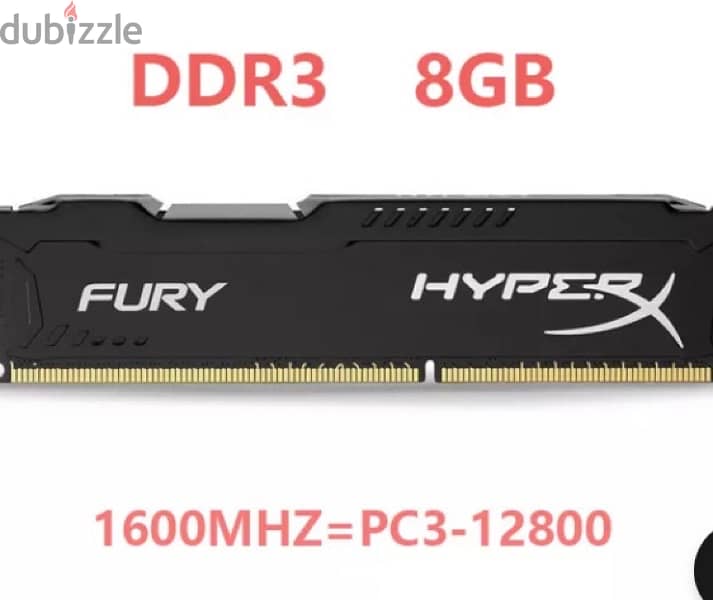 Hyper X Fury Ram DDR3 0