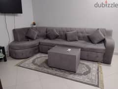 Sofa For Sale L-shape With Carpet And Table 33569476 0