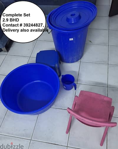 Household items for sale in excellent condition. Delivery also availab