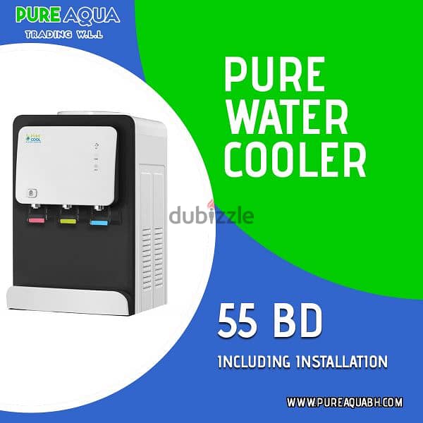 Pure Water Cooler B&W 0