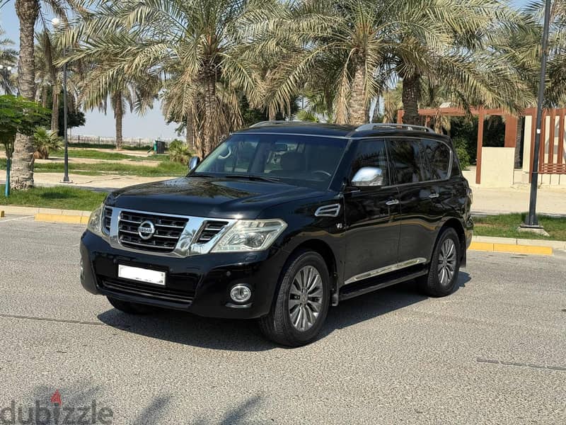 Nissan Patrol Platinum 2014 white 1