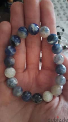 sodalite gemstones crystals bracelet 0