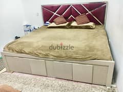 Bed and wardrobe (customized) for urgent sell 0