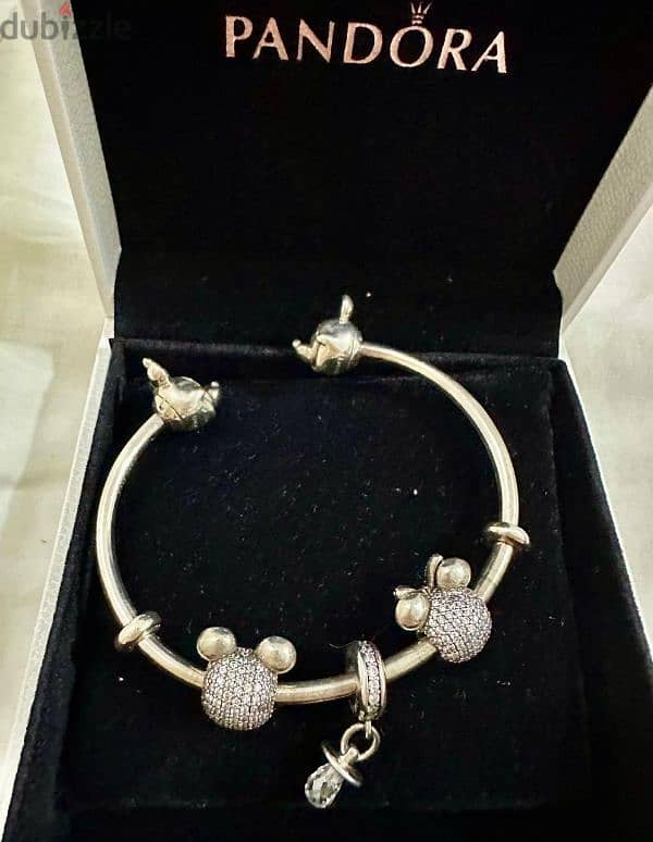 PANDORA Mickey Bangles Set 2