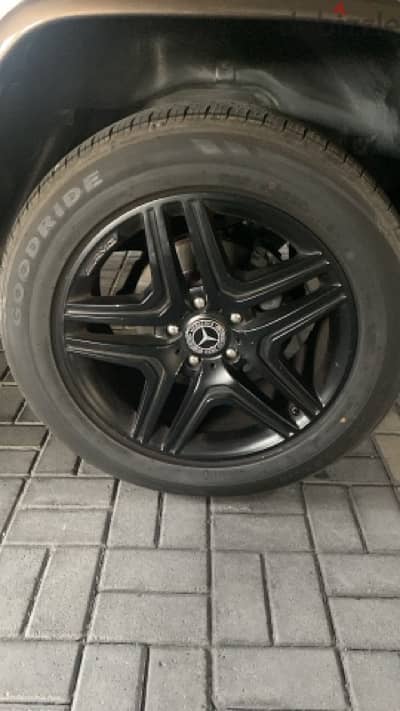 Original Black 20" Mercedes Rims