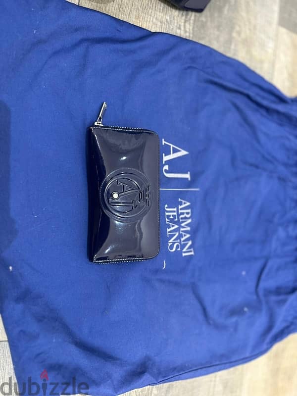 armani jeans bag and matching wallet set 3