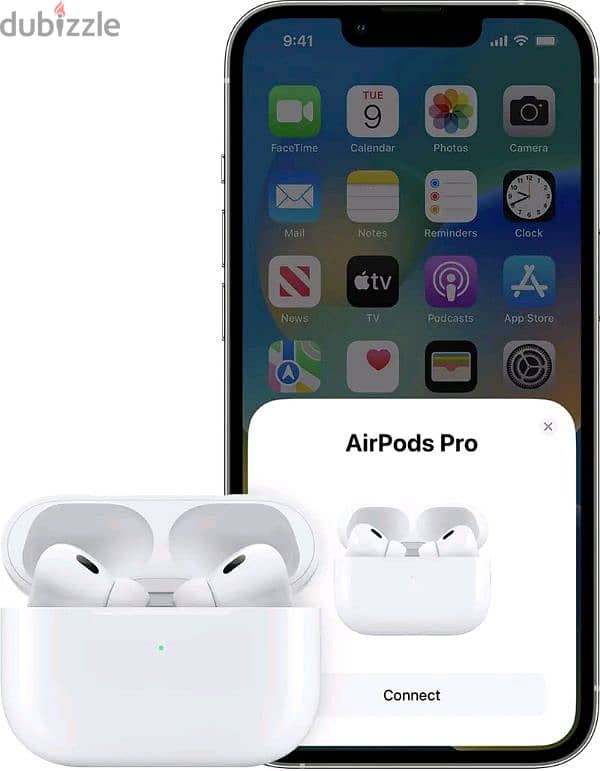 AirPods Pro With Silicone  Case  Suitable For IPhone & Android 2