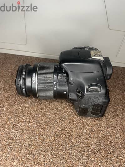 canon 600d dslr camera with bag and charger for sale