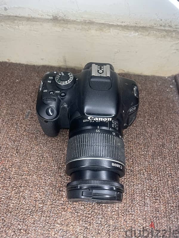 canon 600d dslr camera with bag and charger for sale 1