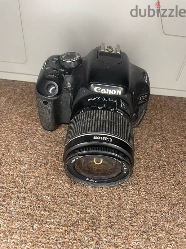 canon 600d dslr camera with bag and charger for sale 3