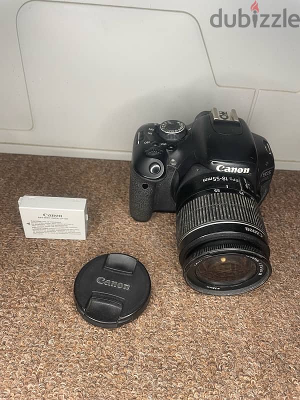 canon 600d dslr camera with bag and charger for sale 9