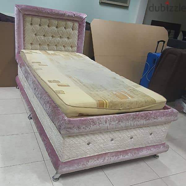 Bed with mattress, size: 190*90 1