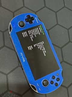 sony PSVITA 1000 oled, rare dark blue , hacked 128gb 0